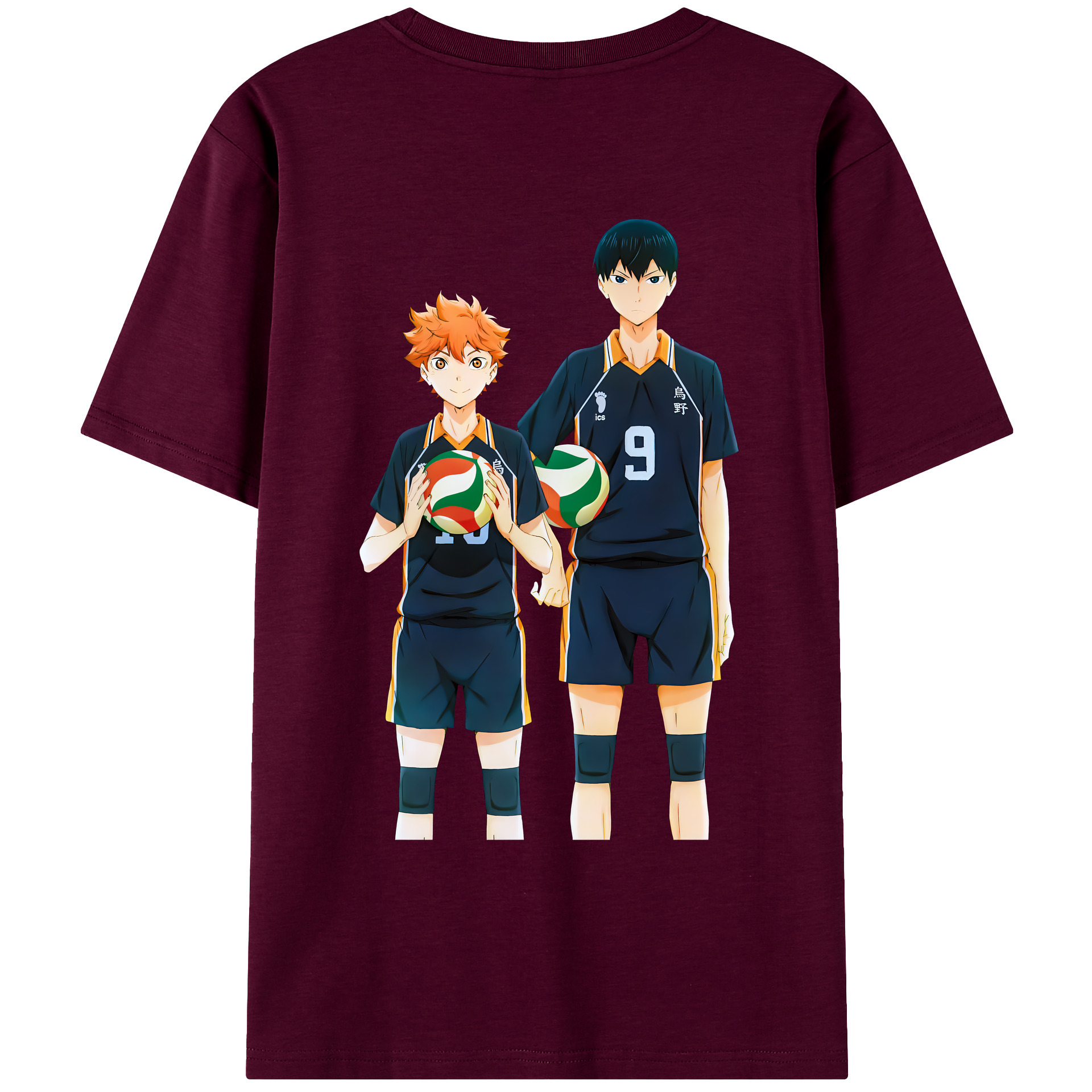 （画像用） ハイキュー!! Haikyu!! レディース半袖Tシャツ(バックプリント)